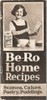 Be-Ro Home Recipes: Scones, Cakes, Pastry, Puddings